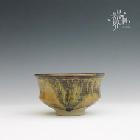日本大师陶瓷广口茶碗